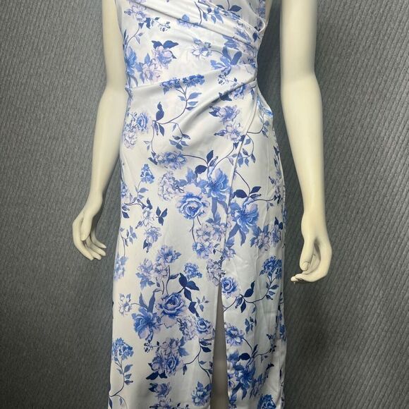 Urban Outfitters Floral‎ Summer Dress Faux Wrap V-Neck Midi - Picture 2 of 13